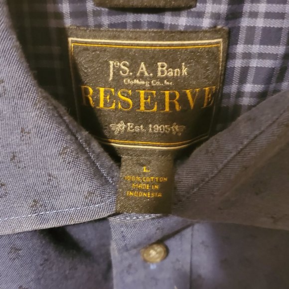 Jos A Bank Men's shirt with subtle pattern - Large - Picture 4 of 4